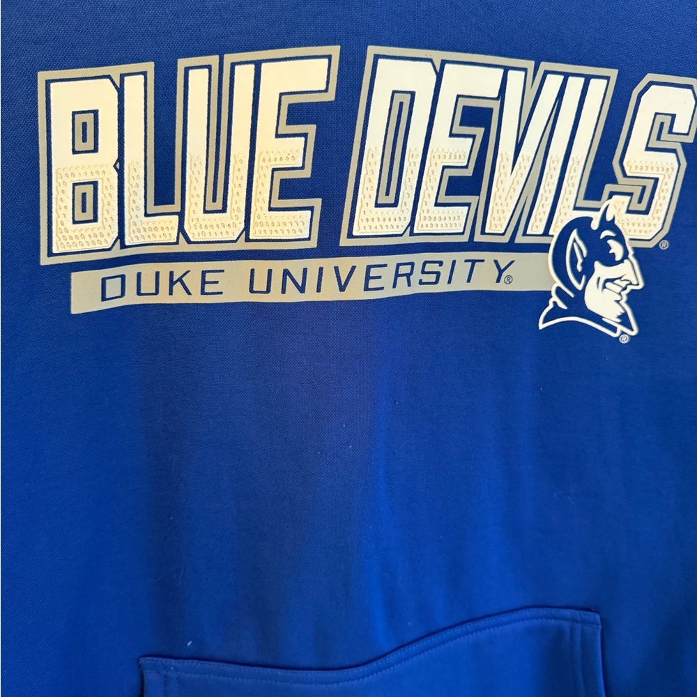 ProEdge Duke University Blue Hooded Sweatshirt *GOOD USED CONDITION* - Picture 2 of 8
